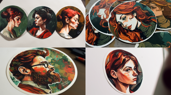 Нейросетевые стикеры как лучший вариант мерча в 2023 году
Нейросетевые стикеры как лучший вариант мерча в 2023 году