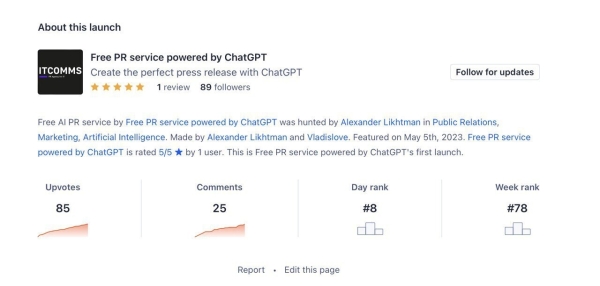 
                    ИИ-революция в PR: Как генератор пресс-релизов на базе ChatGPT взорвал инфопространство и привлек внимание к агентству            