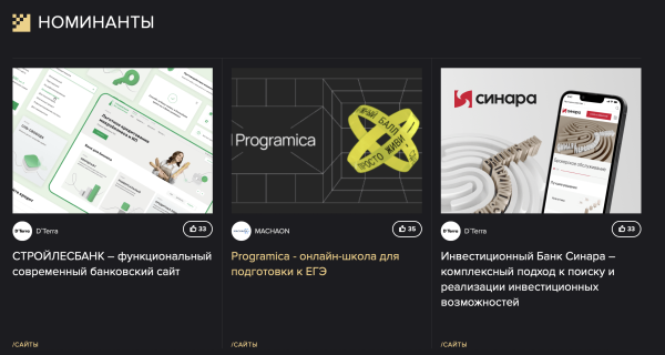 
                    Самая полная подборка конкурсов и рейтингов для digital-компании            
