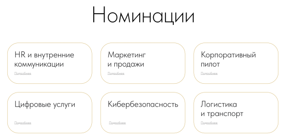 
                    Самая полная подборка конкурсов и рейтингов для digital-компании            