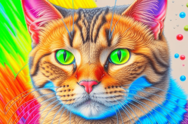 
                    Коты, продажи и радуга            