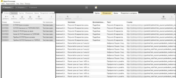 
                    Кейс: Кухни на заказ 94 заявки по 391 рублю за месяц            