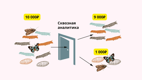 
                    Объясняю на гусеничках: как сделать сквозную аналитику понятной для предпринимателя и полезной для бизнеса            