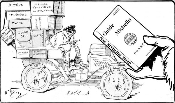 Почему компания, производящая шины для автомобилей, выдаёт награды ресторанам?             
                    Почему компания, производящая шины для автомобилей, выдаёт награды ресторанам?