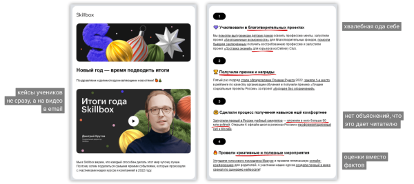 
                    Как написать итоги года и не облажаться?🎄            