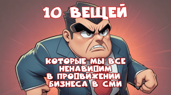 
                    10 вещей, которые мы все ненавидим в продвижении бизнеса в СМИ            