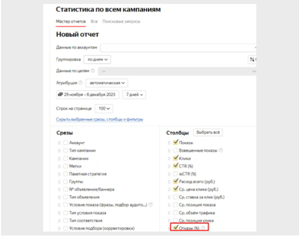 
                    Как снизить процент отказов в РСЯ?            