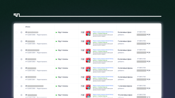 Кейс: Привлекли более 490 заявок по 802,84 руб. на генеральную уборку жилого помещения
Кейс: Привлекли более 490 заявок по 802,84 руб. на генеральную уборку жилого помещения