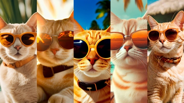 
                    Лучшие сервисы для генерации ИИ изображений на примере котиков            