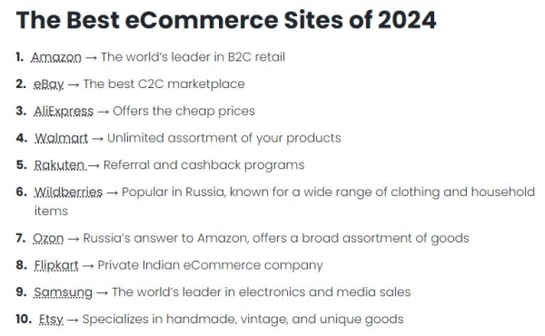 Wildberries и Ozon вошли в топ-10 международного рейтинга e-commerce платформ
