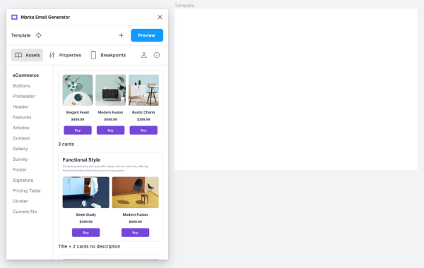 
                    Плагин для Фигмы, который поможет собрать красивое письмо для рассылки без кода            
