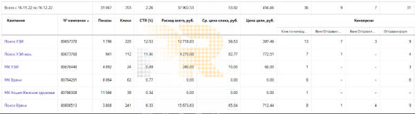 
                    Более 270 качественных конверсий в месяц в медицинский центр из «Яндекс Директа»            