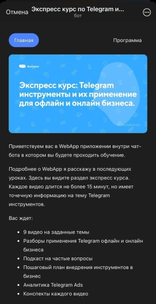 
                    Создаем онлайн-школу в кармане без GetCourse            