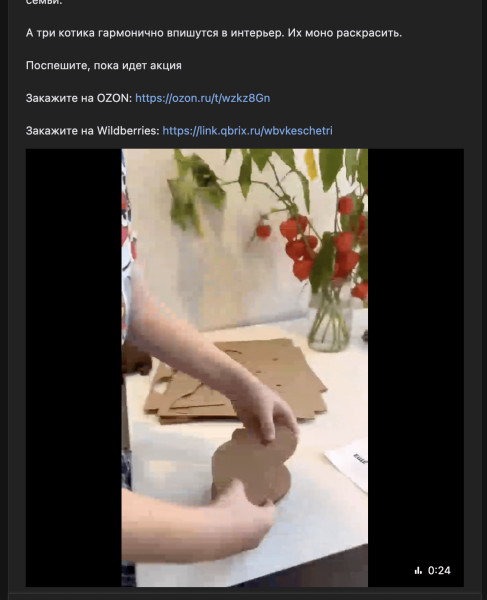 25 миллионов выручки, 200 000 000 показов для бренда на маркетплейсе через Внешнюю рекламу в Маркет Платформе ВКонтакте
25 миллионов выручки, 200 000 000 показов для бренда на маркетплейсе через Внешнюю рекламу в Маркет Платформе ВКонтакте