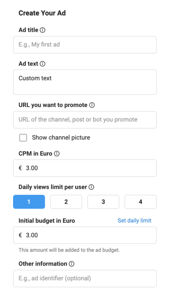 Введение в Tg ads, личный опыт работы с платформой и итоги 3000€ на продвижение канала в Telegram
Введение в Tg ads, личный опыт работы с платформой и итоги 3000€ на продвижение канала в Telegram