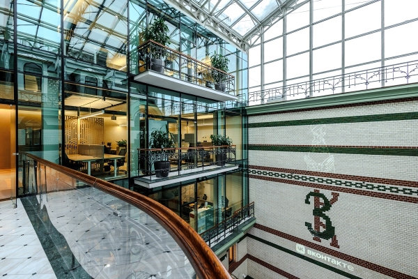 ВКонтакте открыла штаб-квартиру в Доме Зингера после реновации