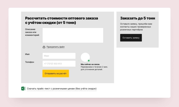 
                    Кейс: переделали лендинг и увеличили количество оптовых заказов в 3 раза. Вот что мы сделали            