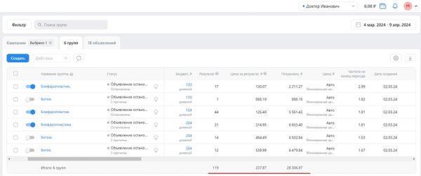 Клиенты для клиник косметологии через рекламу Вконтакте (Кейс: 119 заявок в клинику эстетической косметологии г. Омск)             
                    Клиенты для клиник косметологии через рекламу Вконтакте (Кейс: 119 заявок в клинику эстетической косметологии г. Омск)