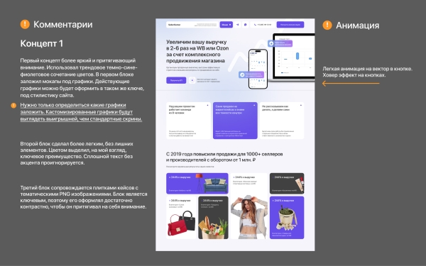 Конверсия 2,42%, внезапно 6 заявок с VC, экстремальные сроки. Как мы делали сайт про продвижение на маркетплейсах
Конверсия 2,42%, внезапно 6 заявок с VC, экстремальные сроки. Как мы делали сайт про продвижение на маркетплейсах