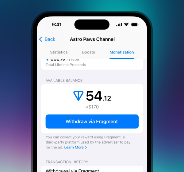 
                    Новая Программа Монетизации: Щедрые Вознаграждения для Владельцев Каналов в Telegram            