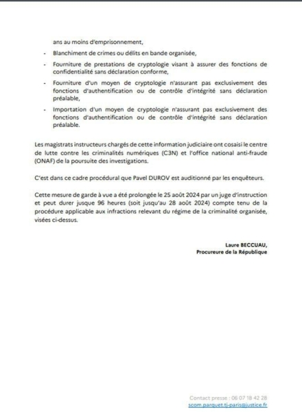 Павлу Дурову могут предъявить обвинение в 12 преступлениях